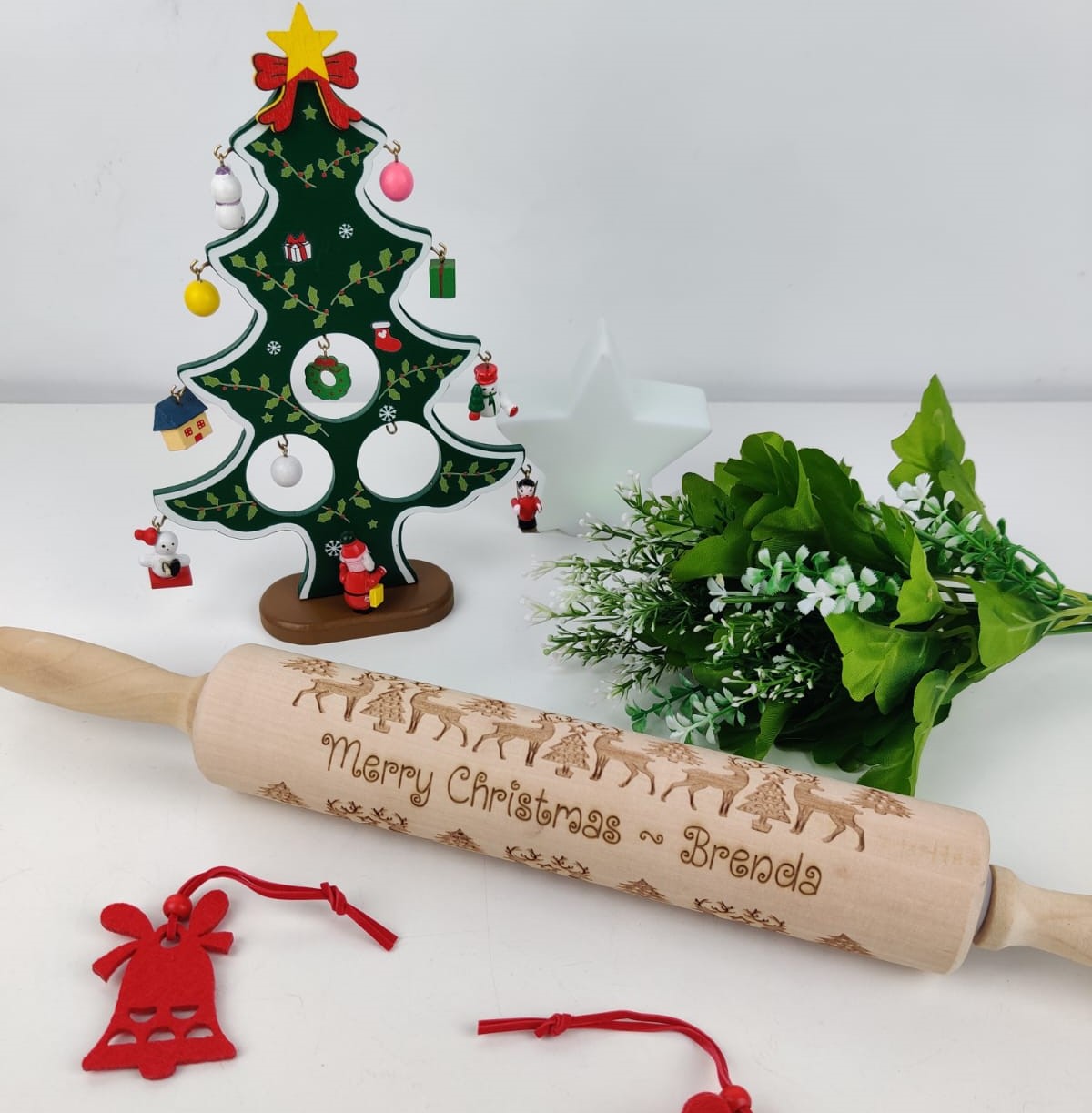 Christmas Rolling Pin - Personalized Christmas Gift